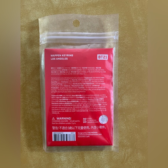 BT21 Wappen Key Ring Los Angeles - Picture 3 of 3